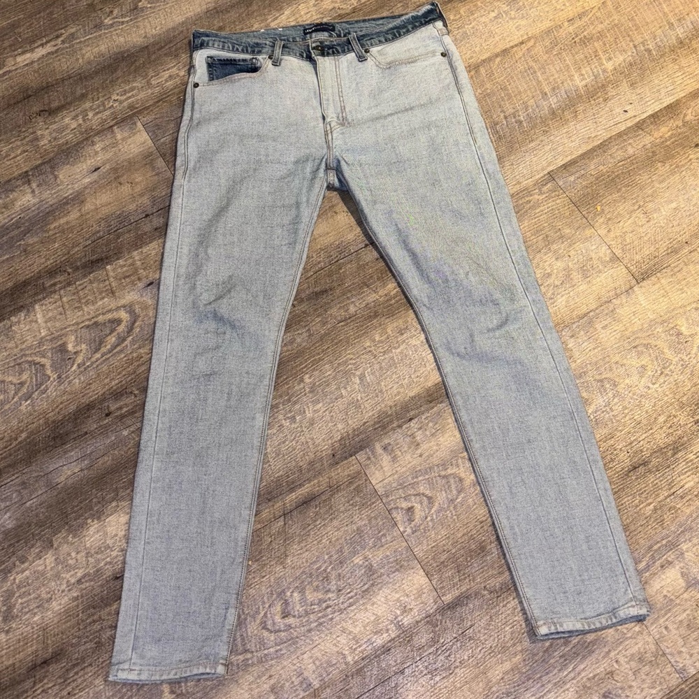 Levi’s Men’s Jeans 510 Skinny Made & Crafted Stretch Inside Out 32x32 Blue Tab!